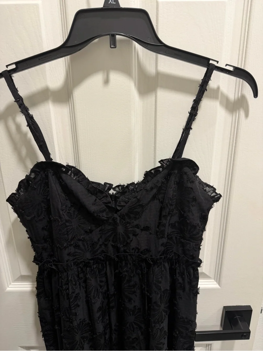 Altar’d state Black Textured Tiered Maxi Dress - Women's